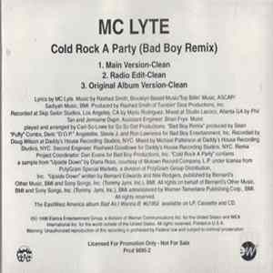 MC Lyte - Cold Rock A Party (Bad Boy Remix) FLAC