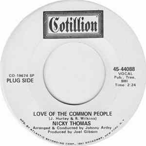 Nicky Thomas / The Destroyers - Love Of The Common People / Compass FLAC