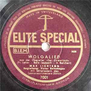 Max Lichtegg, Victor Reinshagen, Mitglieder Des Tonhalleorchesters Zürich - Wolgalied / Wienerlied FLAC