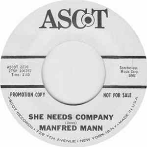 Manfred Mann - She Needs Company / Hi Lili, Hi Lo FLAC