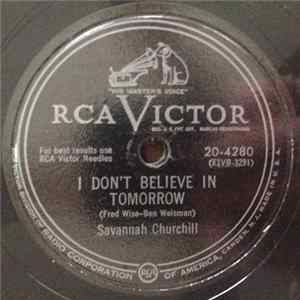 Savannah Churchill - (It's No) Sin / I Don't Believe In Tomorrow FLAC
