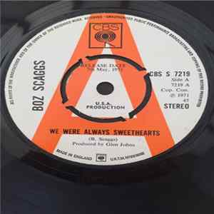 Boz Scaggs - We Were Always Sweethearts FLAC