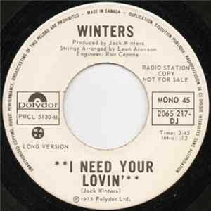 Winters - I Need Your Lovin' FLAC