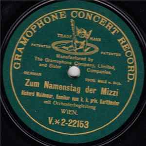 Richard Waldemar / Grammophon-Orchester Wien - Zum Namenstag Der Mizzi / Nachtschwärmer-Walzer FLAC