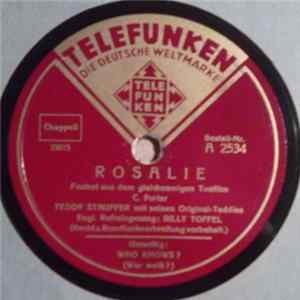 Teddy Stauffer Mit Seinem Original-Teddies - Rosalie / Who Knows? FLAC