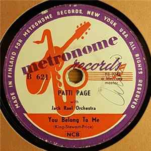 Patti Page , with Jack Rael And His Orchestra - You Belong To Me / I Went To Your Wedding FLAC