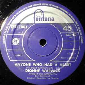 Dionne Warwick - Anyone Who Had A Heart / The Love Of A Boy FLAC