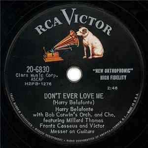 Harry Belafonte - Don't Ever Love Me / Mama Look At Bubu FLAC