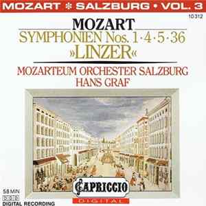 Mozart, Mozarteum Orchester Salzburg, Hans Graf - Symphonien Nos. 1 • 4 • 5 • 36 "Linzer" (Mozart Salzburg Vol. 3) FLAC