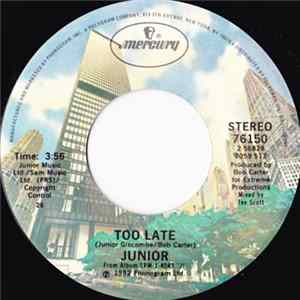 Junior - Too Late FLAC