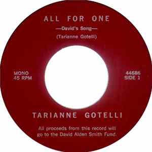Tarianne Gotelli - All For One (David's Song) FLAC