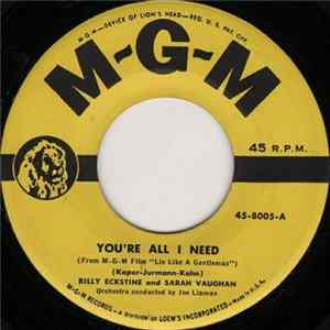 Billy Eckstine And Sarah Vaughan - You're All I Need / Dedicated To You FLAC