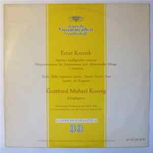 Ernst Krenek / Gottfried Michael Koenig - "Spiritus Intelligentiae Sanctus" / Klangfiguren FLAC