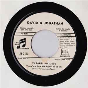 David & Jonathan / Sacha Distel - Tu Cambi Idea (There's A Little Bit Of Fool In Us All) / Qualche Stupido "Ti Amo" (Somethin' Stupid) FLAC