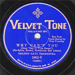 Golden Gate Orchestra / The Harmonians - Why Can't You / I'm In Seventh Heaven FLAC