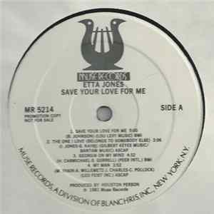 Etta Jones - Save Your Love For Me FLAC