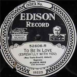 Gladys Rice - To Be In Love / Wake Up! Chill'un, Wake Up! FLAC