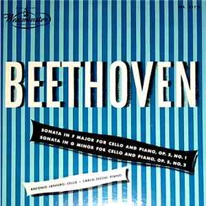 Ludwig van Beethoven, Antonio Janigro, Carlo Zecchi - Sonata In F Major Op.5 No.1 / Sonata In G Minor Op.5 No.2 FLAC