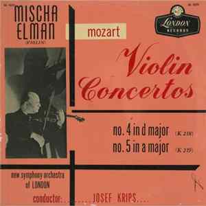 Mischa Elman - Violin Concertos Nos. 4 & 5 FLAC
