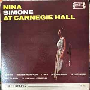 Nina Simone - At Carnegie Hall FLAC