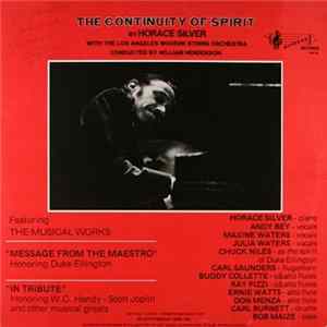 Horace Silver, The Los Angeles Modern String Orchestra - The Continuity Of Spirit FLAC