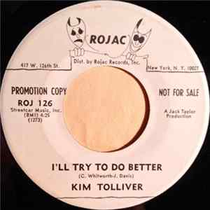 Kim Tolliver - I'll Try To Do Better FLAC
