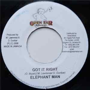 Elephant Man / Burru Banton - Got It Right / Cut Nuh Dash FLAC