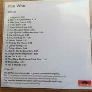 The Who - Endless Wire FLAC