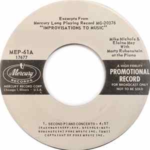 Mike Nichols & Elaine May - Excerpts From "Improvisations To Music" FLAC