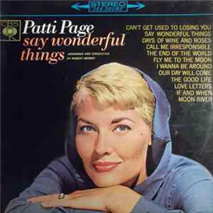 Patti Page - Say Wonderful Things FLAC