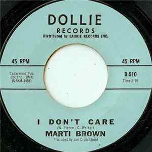 Marti Borwn - I Don't Care FLAC