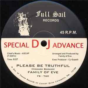 Family Of Eve - Please Be Truthful / Get Off On It FLAC