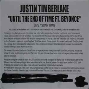 Justin Timberlake Duet With Beyoncé - Until The End Of Time FLAC