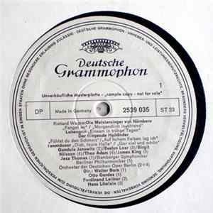 Richard Wagner - Die Meistersinger Von Nürnberg, Der Fliegende Holländer, Lohengrin, Tannhäuser, Tristan Und Isolde, (Excerpt / Opernquerschnitt) FLAC