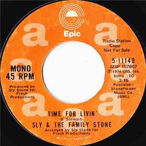 Sly & The Family Stone - Time For Livin' FLAC