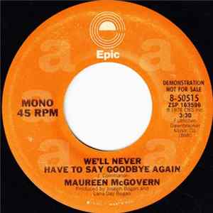 Maureen McGovern - We'll Never Have To Say Goodbye Again FLAC