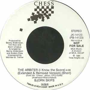 Bjorn Skifs - The Arbiter (I Know The Score) FLAC