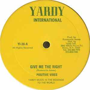Positive Vibes - Give Me The Right FLAC