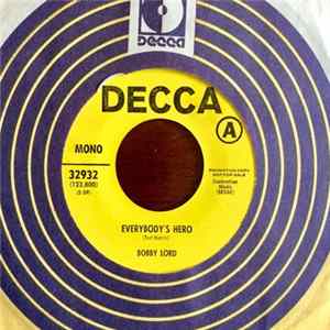 Bobby Lord - Everybody’s Hero FLAC