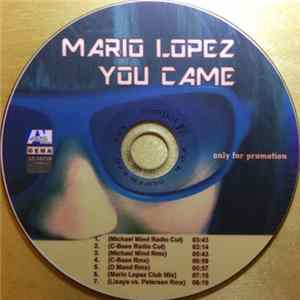 Mario Lopez - You Came FLAC