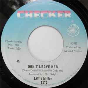 Little Milton - Don't Leave Her FLAC