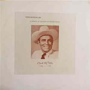 Bob Wills - In Memory Of The Daddy Of Western Swing FLAC