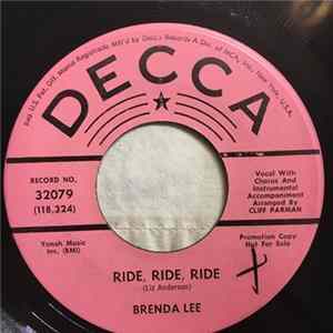 Brenda Lee - Ride, Ride, Ride FLAC