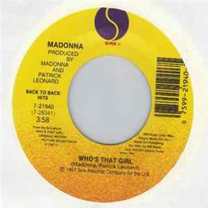 Madonna - Who's That Girl / Causing A Commotion FLAC