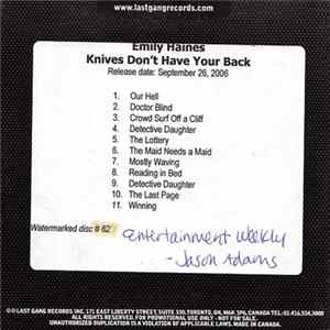Emily Haines & The Soft Skeleton - Knives Don't Have Your Back FLAC