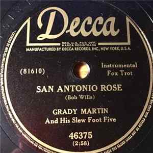 Grady Martin And His Slew Foot Five - San Antonio Rose / Bully Of The Town FLAC