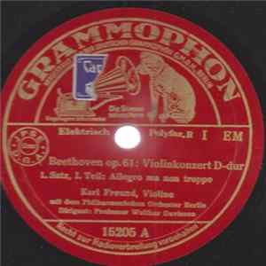 Beethoven - Karl Freund - Op. 61: Violinkonzert D-dur FLAC