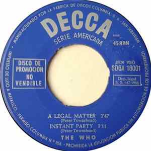 The Who - A Legal Matter FLAC