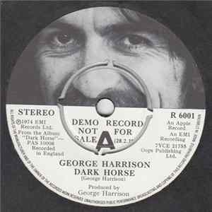 George Harrison - Dark Horse FLAC