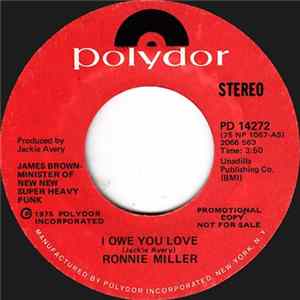 Ronnie Miller - I Owe You Love FLAC